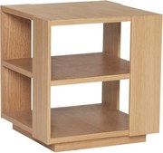 Странична масичка от декор от дъб 37x37 cm Merge – Hübsch