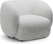 Светлосиво кресло Kate – Micadoni