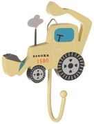 Жълта стенна кука Digger – Sass & Belle