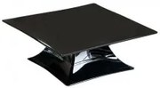 Alkan - Поликарбонатно плато квадратно на столче черно 25x25xh7см (ZCP 627-3)