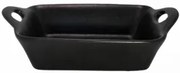 Horecano - Керамична тава правоъгълна за печене черна 20,3x12xh6см (UN30-206-B)