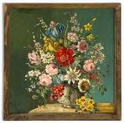 Картина за стена Vintage Flowers, 50 x 50 cm - Evila Originals