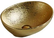 Mexen Elza плотно монтирана мивка 40 x 33 см, златна - 21014050