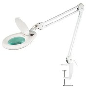 LED Настолна лампа с лупа LED/9W/230V бяла