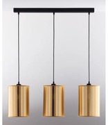 Jupiter 2092 - Полилей на кабел CORTINA 3xE27/15W/230V златист/черен