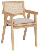 Трапезен стол atmosphera Kolia, Естествен ратан и Хевея