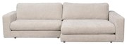 Кремав ъглов диван (десен ъгъл) Duncan - Rowico