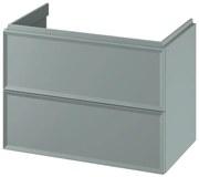 Cersanit S1017-004 - Висящ шкаф за баня под мивка MILLE 80x45 cm в цвят мента