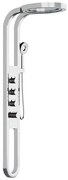 Хидромасажен душ панел 3617C, Inter Ceramic, хром, 155.5x40.2х58см