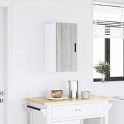 854023 vidaXL Кухненски стенен шкаф Porto, сив сонома, инженерно дърво