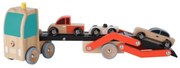 Classic world  -  Дървена играчка - Автовоз с колички
