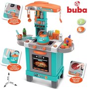 Buba - Детска индукционна кухня с чайник - синя