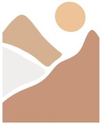 Постер 29x41 cm Mountains – Veronika Boulová