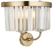 Endon 106450 - Аплик CHESTERFIELD 2xE14/6W/230V месинг