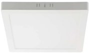 LED Плафониера LED/12W/230V 4000K 16,7x16,7 см бял
