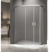 Душ кабина ICS 939L/2 NEW EASY ASSEMBLE, 100x80x180см, 4мм