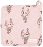 Комплект от 2 розови памучни кухненски ръкавици Dina - Green Gate