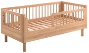 Детско креватче от масивен дъб в естествен цвят 70x140 cm Forrest – Vipack