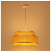 Пендел BOHO 1xE27/60W/230V Ø 40 см бежов