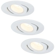 Paulmann 92685 - Комплект 3x LED Осветление за окачен таван PREMUIM LINE 3xLED/10W/230V