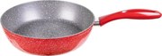 Дълбок тиган Oliver Voltz Florence OV54419A28D, 28x7 см, 4 мм, Мраморно покритие, Индукция, Червен