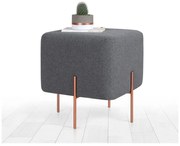 Тъмно сива табуретка Copper – Artie