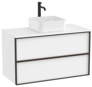 Мебел с две чекмеджета за умивалник върху плот или в плот A851995509, 100х49х58см