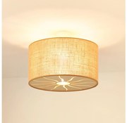 Brilagi - Плафон COUNTRY ROLLER 1xE27/15W/230V, Ø 45 см, бежов