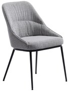 Сиви трапезни столове в комплект от 2 броя Meridian - Unique Furniture