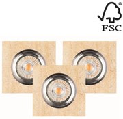 Spot-Light 2515339-К-кт 3x LED Лампа за окачен таван VITAR 1xGU10/5W/230V пясъчник