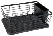 WENKO 54766100 - Оцедник за съдове BLACK OUTDOOR KITCHEN 36x30 cm черен/черен