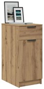 856998 vidaXL Шкаф за бюро, дъб артизан, 33x50x75 см, инженерна дървесина