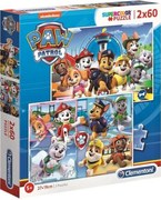 Clementoni - Пъзел Paw Patrol 21617 - 2х60 части