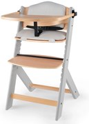 KinderKraft - Столче за хранене ENOCK + възглавница сиво