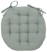 Кръгла възглавница за стол atmosphera Anjali, 38 cm - Зелен