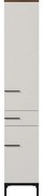 Висок шкаф за баня в сиво и бежово от орех 34x190 cm Yonkers - Germania