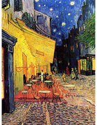 Репродукция на Винсент ван Гог - , 60 x 80 cm Cafe Terrace - Fedkolor
