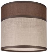 Резервно абажур ANDREA E27 пр. 16 см кафяво/бежово