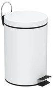 Aqualine - Кошче за отпадъци SIMPLE LINE 3 л мат бяло