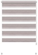 Кафяво-сива ролетна щора ден и нощ 42,5x150 cm Zebra Silvalin – Gardinia