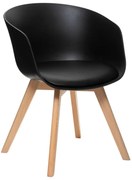 Трапезен стол atmosphera Baya, Черен