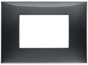 VIMAR 09673.03 Декоративна рамка технополимер, 3M, Сив гланц, NEVE UP