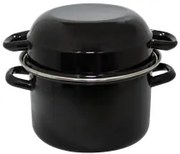 Тенджера за миди 24cm ЧЕРНА РЯ-(3017+3153/24 Moules)