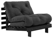 Тъмносиво кресло Roots Black Night – Karup Design