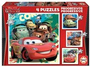 Educa - Детски пъзел Cars 2 4 броя 14942