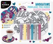Kidea - Креативен комплект блестящи подложки Magic World 98743
