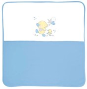 LORELLI Classic Пелена от памучно трико 90x90 ZA ZA СИНЯ