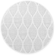 Кръгъл килим за открито и закрито в цвят слонова кост и сиво ø 160 cm Duet Liora – NORTHRUGS