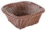 Панер водоустойчив PVC квадратен кафяв 17x17x7см (VH01B) (M)