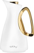 Термос в бял и златист цвят 1 l Alessia – Vialli Design